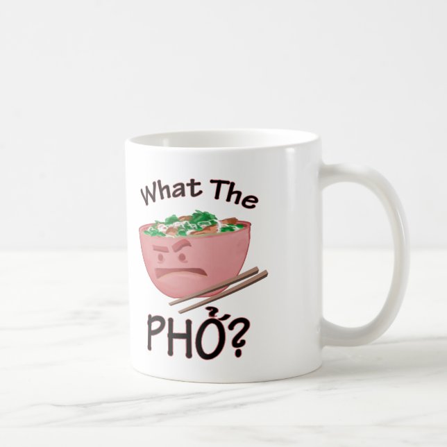 De Café Que o Pho? Caneca (Direita)