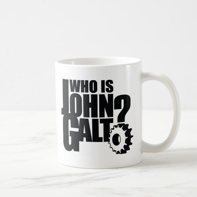 De Café Quem é John Galt? Caneca (Direita)