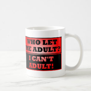 De Café Quem Me Deixou Adulto? Caneca Divertida ou Caneca