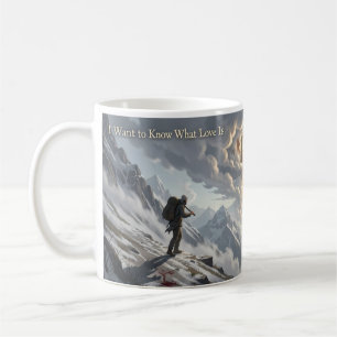De Café Quero Saber o Que é Amor Caneca Montanha