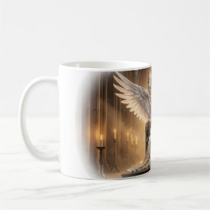 De Café Rainha Anjo Alegre Trono Leão Caneca Brilho