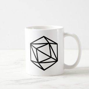 De Café Rainha (positivo)/branco caneca branca clássica d