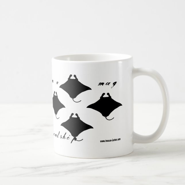 De Café Raios em uma caneca à amizade (Direita)