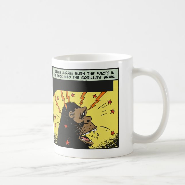 De Café Raios X super e caneca do gorila (Direita)