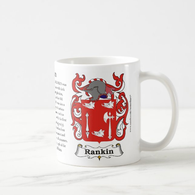 De Café Rankin, história, significado e a caneca da crista (Direita)