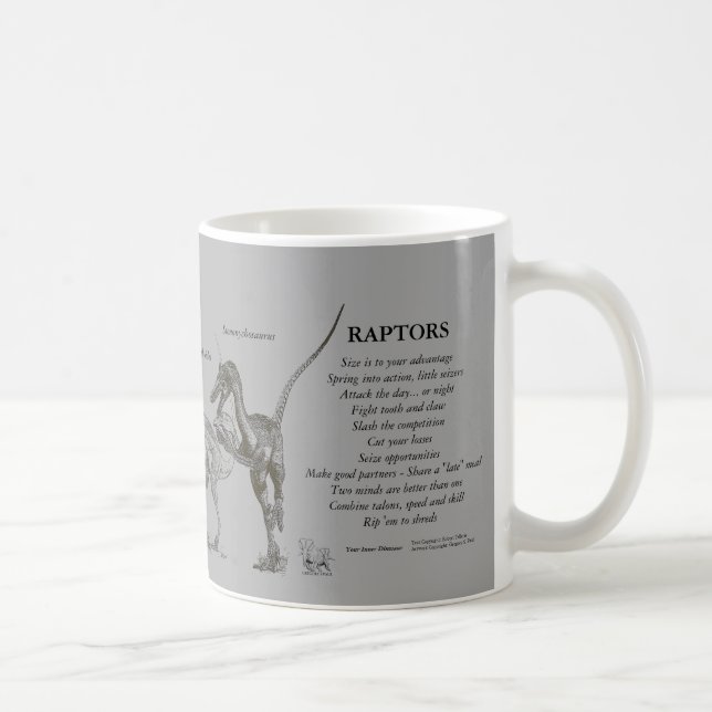 De Café Raptores sua caneca interna Greg Paul do (Direita)