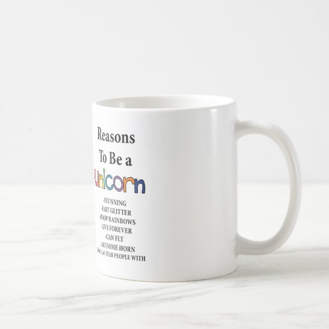 De Café Razões ser uma caneca do unicórnio (Direita)