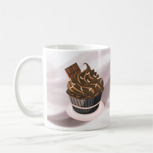 De Café receita da brownie da caneca da microonda do