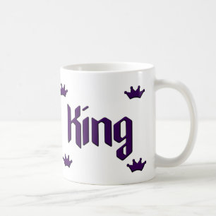 De Café Rei Caneca Roxo Coroa