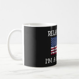 De Café Relaxe Gringo Eu Sou Um Cidadão Americano Caneca d