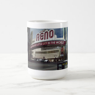 De Café RENO, a cidade pequena a mais grande na caneca do