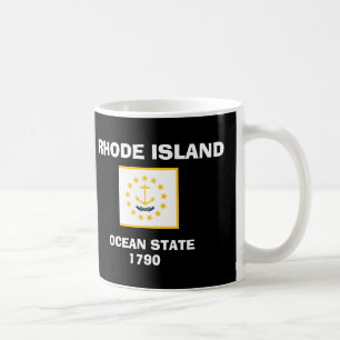 De Café Rhode - ilha * caneca da bandeira