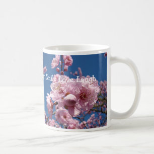 De Café Rir Sorriso Amor Caneca Árvore Florir Céu