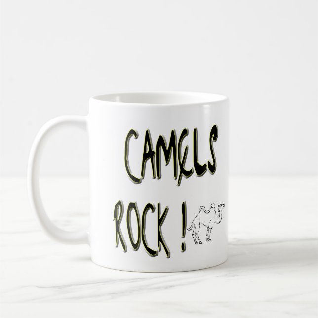 De Café Rocha dos camelos! Caneca (Esquerda)