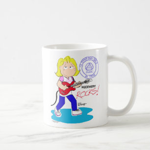 De Café Rochas da recuperação - caneca das senhoras
