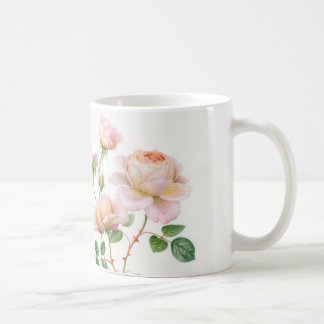 De Café Rosas cor-de-rosa na caneca