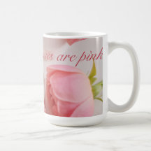 Rosas são Caneca Rosa