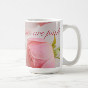 De Café Rosas são Caneca Rosa