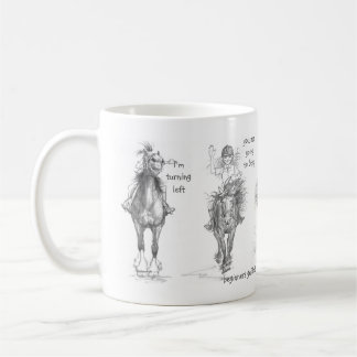 De Café RS01 "estrada equestre sinaliza" a caneca