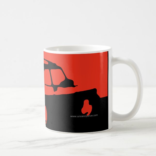 De Café Saab 900 SPG/Aero - vermelho na caneca escura do (Direita)