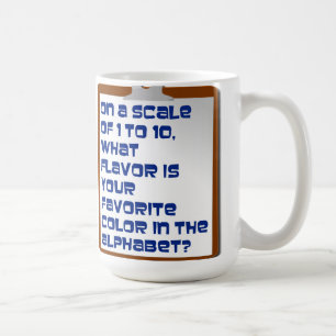 De Café Sabor da Caneca do Alfabeto