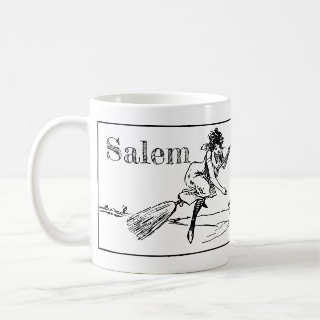 De Café Salem Massachusetts, bruxas na caneca da tinta (Esquerda)