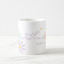 Salm 46:10 Saiba Que Sou Deus, Caneca Cristã