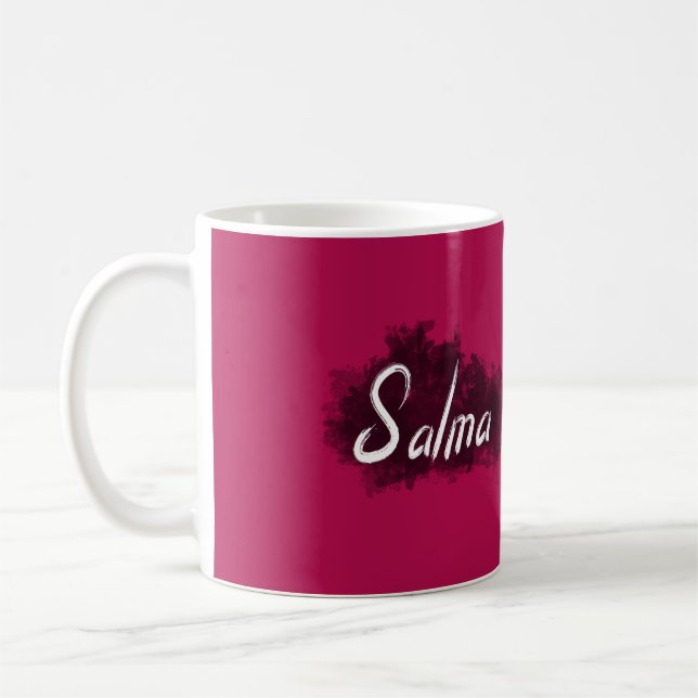 De Café Salma - seu nome na caneca - o melhor kuandika do (Esquerda)