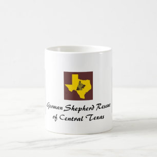 De Café Salvamento do german shepherd da caneca central do