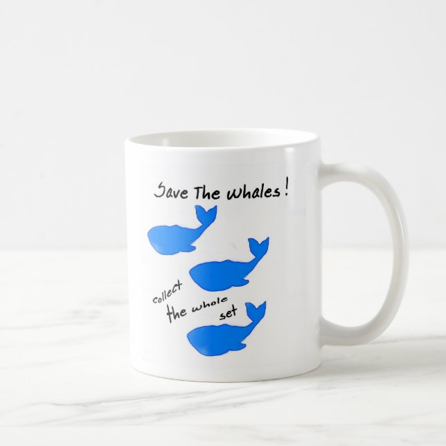 De Café Salvar a caneca das baleias (Direita)