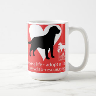 De Café Salvar uma vida adotam uma caneca do laboratório,