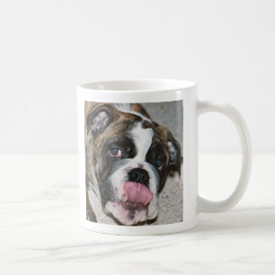De Café Sassydog EU CHEIRO a caneca do buldogue do BACON
