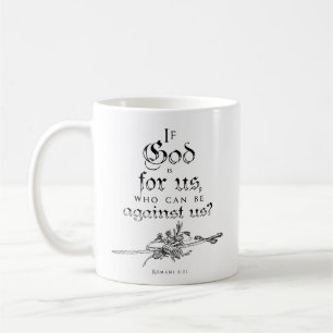 De Café Se Deus é para nós, Bíblia citar a caneca