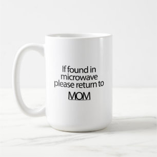 De Café Se encontrado no micro-ondas, volte para a caneca