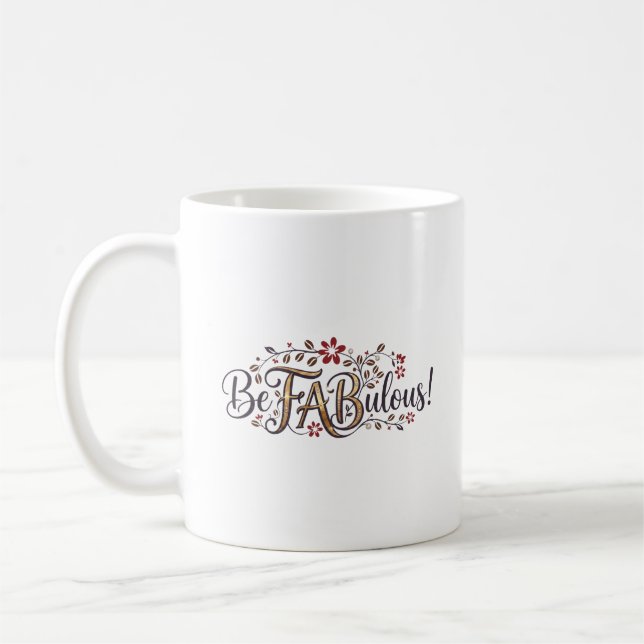 De Café Seja FABulosa! Caneca Mamas and Coffee® (Esquerda)