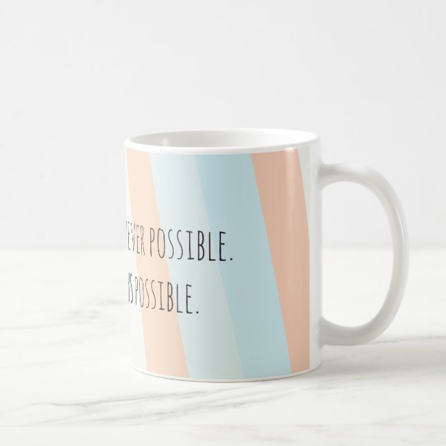 De Café Seja sempre que possível caneca amável (Direita)