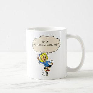 De Café Seja um Jitterbug como mim! Caneca
