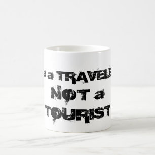 De Café Seja um viajante, não uma caneca turística