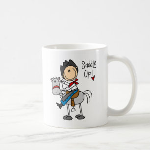De Café Sele acima! Figura caneca da vara do vaqueiro