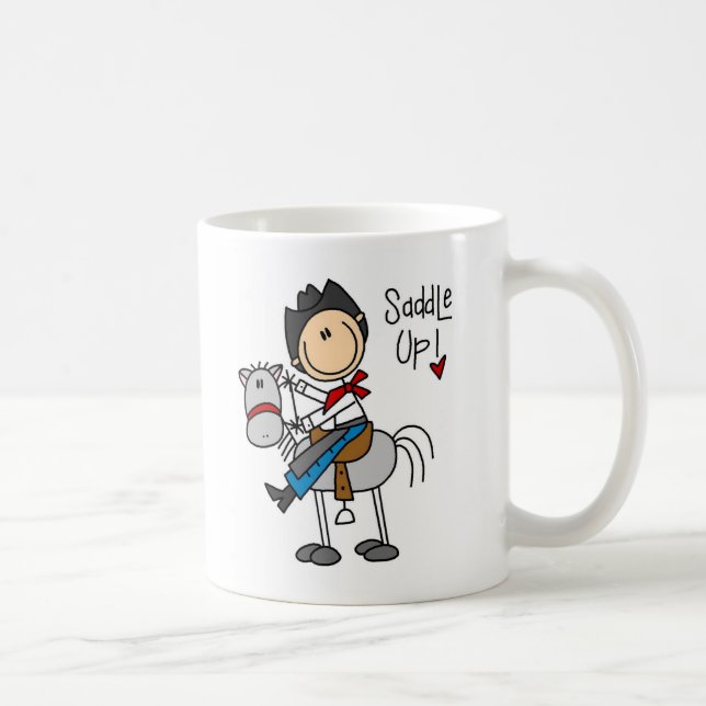 De Café Sele acima! Figura caneca da vara do vaqueiro (Direita)