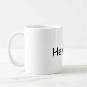 De Café Sem a caneca Helvética
