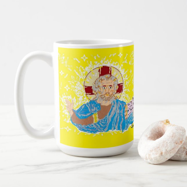 De Café Senhor Jesus Cristo Caneca (Com Donut)