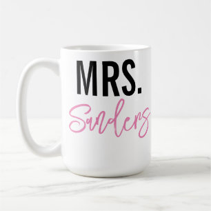 De Café Senhora caneca personalizada para professor ou rec
