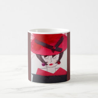 De Café Senhora sofisticada Caneca