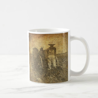 De Café Sente-se uma caneca rústica