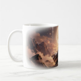 De Café Serenidade ao Luar Sobre a Caneca do Sonho da Mont