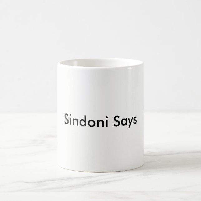 De Café Sindoni diz a caneca (Centro)