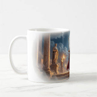 De Café Soldado do Amor Caneca Mulher Guerreira Romana