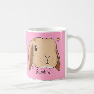 De Café Somebunny ama-o rosa da caneca