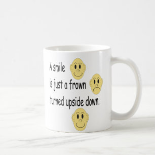 De Café Sorriso/olhar severo - caneca